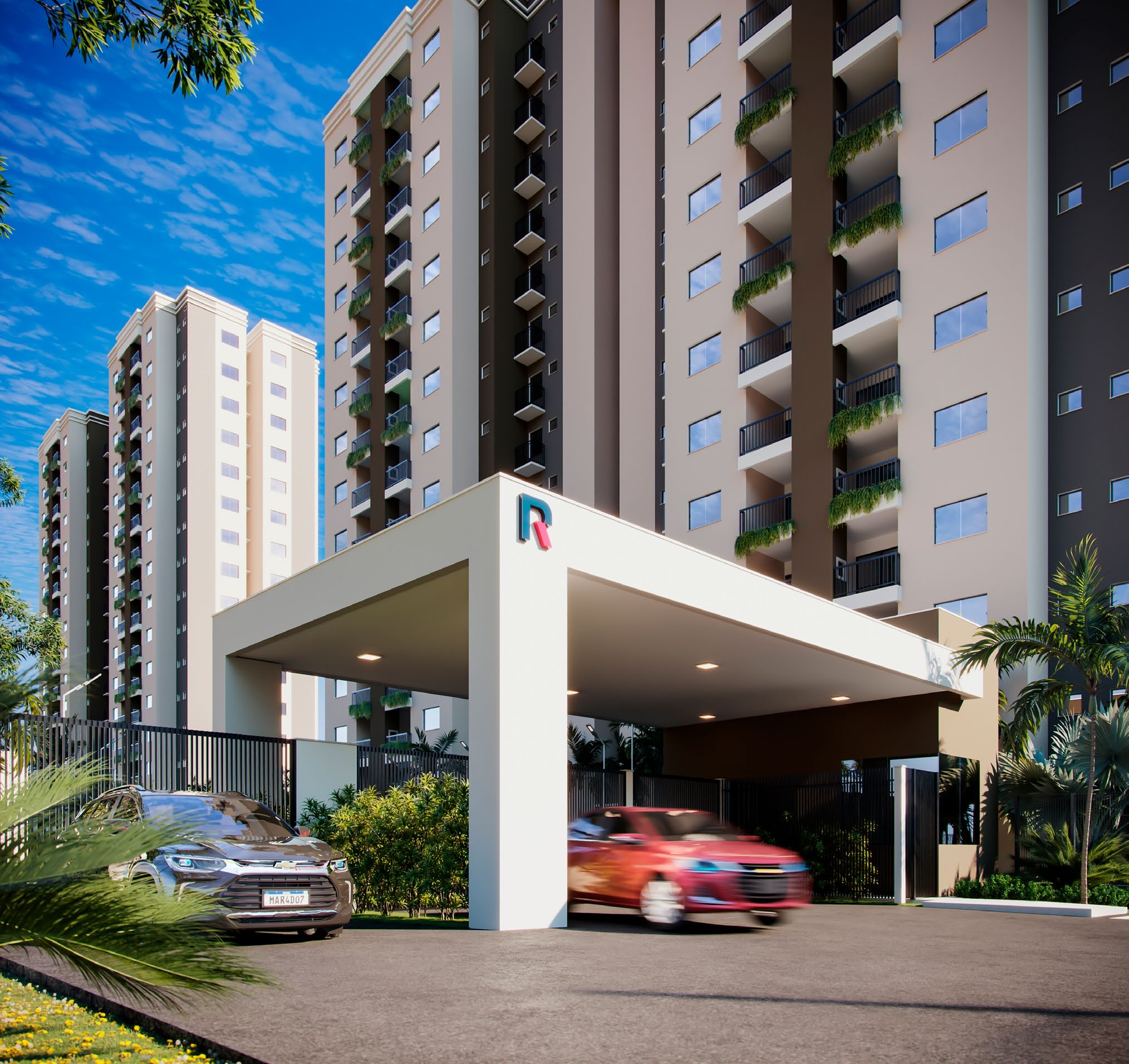 Entrada do Condomínio Varandas da Mata