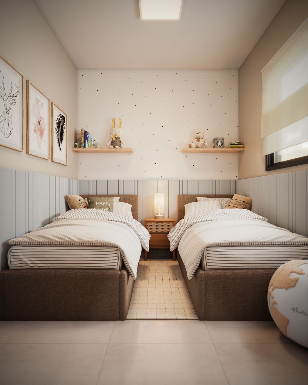 Apartamento decorado - dormitório secundário